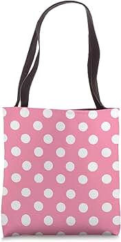 Amazon.com: Polka Dot Pattern Pink And White Women Girls